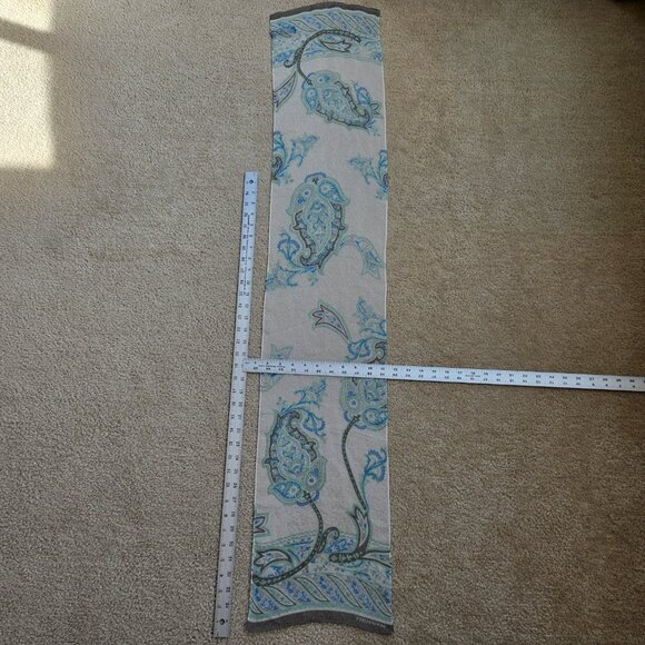 Jones New York Silk Chiffon Scarf - Picture 2 of 10